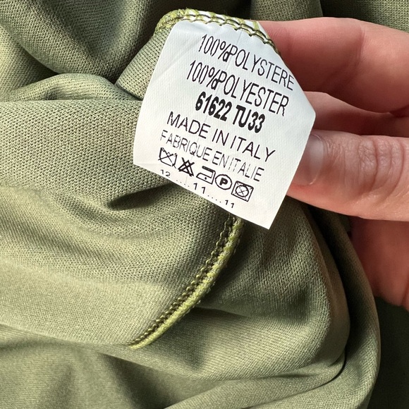 Margot Shimmering Olive Maxi Skirt - Picture 4 of 4